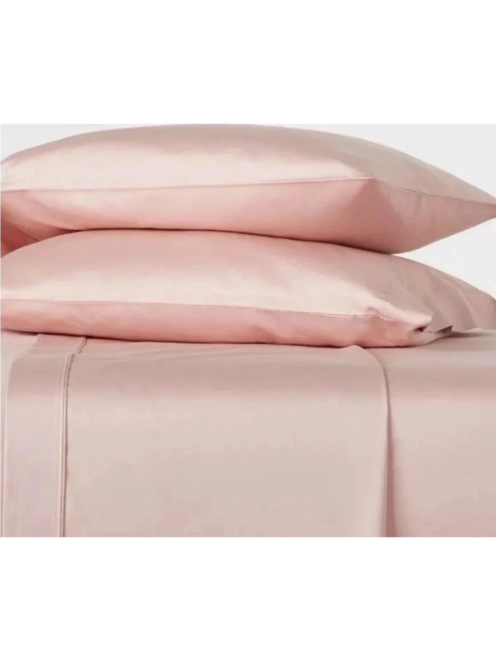 Threshold Twin/Twin XL Blush 400 Thread Count Cotton Sateen Sheet Set — 3 Piece